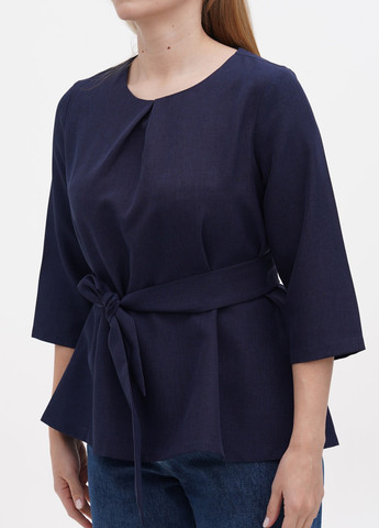 Темно-синяя летняя блуза Dioni