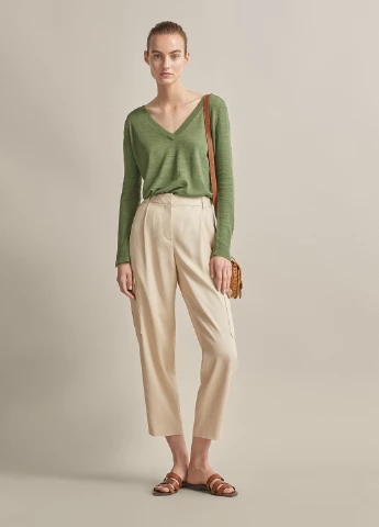 Зелений демісезонний пуловер пуловер Massimo Dutti