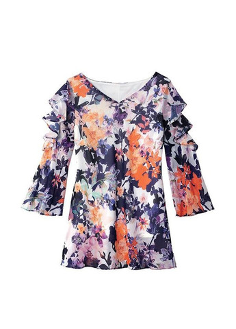 Комбинированная летняя блуза Avon