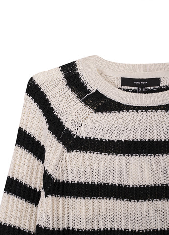 Черно-белый зимний свитер джемпер Vero Moda