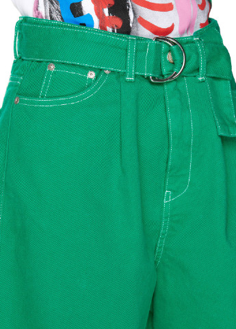 Зеленые кэжуал демисезонные карго брюки United Colors of Benetton