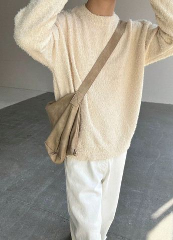 Кремовый зимний джемпер джемпер SHEIN