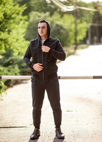 Темно-синий демисезонный мужской спортивный костюм v.o.g. брючный V.O.G.