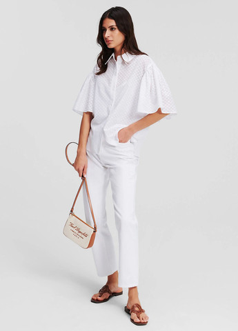 Біла блуза Karl Lagerfeld