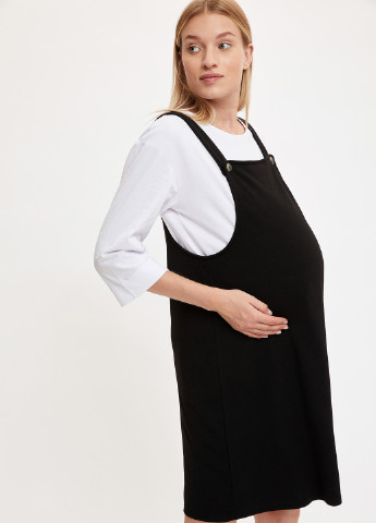 Плаття для вагітних DeFacto чорний кежуал поліестер