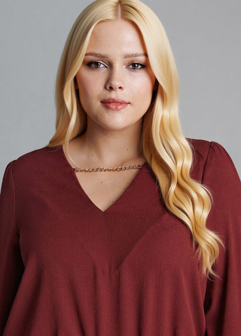 Бордовая блуза Sinsay