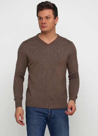 Коричневий демісезонний пуловер пуловер Tom Tailor