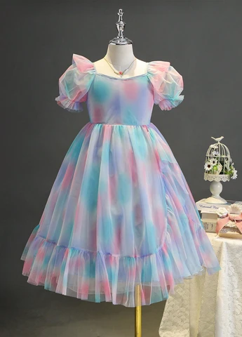 Блакитна сукня SHEIN (325263503)