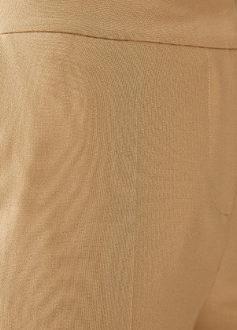 Бежевые кэжуал демисезонные клеш брюки KOTON