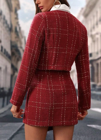 Костюм (жакет, спідниця) SHEIN (344453840)