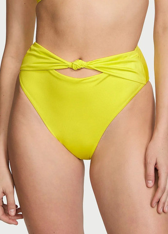 Желтый летний купальник (лиф, трусики) бикини, раздельный Victoria's Secret
