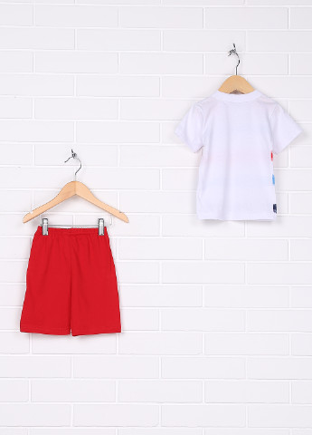 Красный летний комплект (футболка, шорты) Nikuby