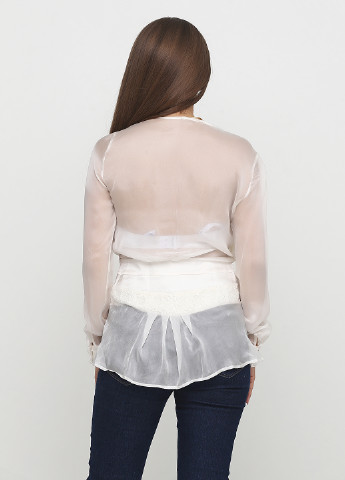 Молочная демисезонная блуза Sassofono