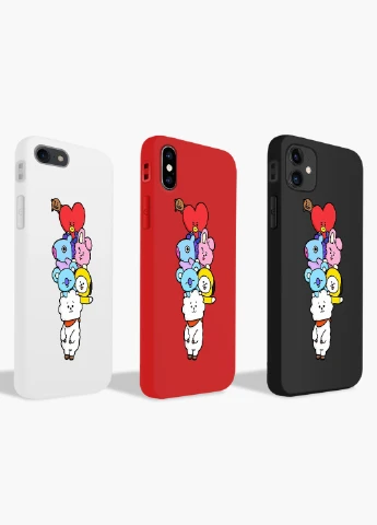Чехол силиконовый Apple Iphone 7 plus БТС (BTS) (17364-1064) MobiPrint (219347729)