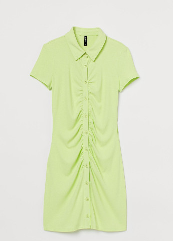 Зелена кежуал плаття, сукня H&M однотонна