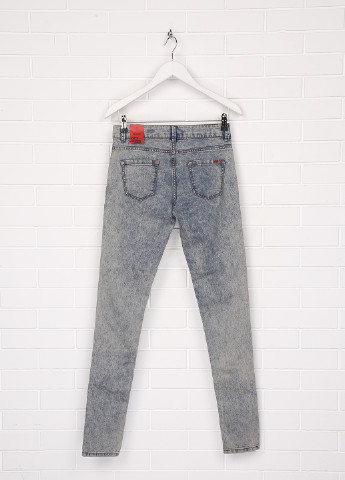 Серо-синие демисезонные зауженные джинсы Q/S by S.Oliver