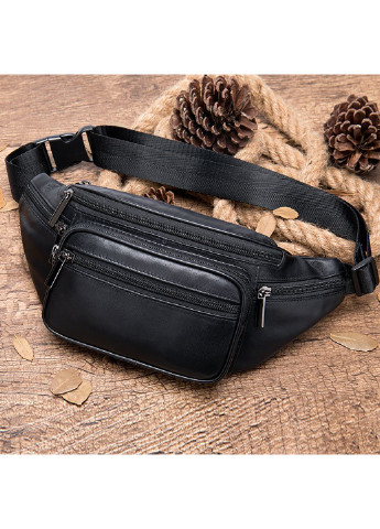 Сумка поясна з овечої шкіри 16х12х6 см Vintage (242189267)