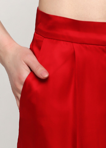Красные кэжуал демисезонные прямые брюки Kristina Mamedova