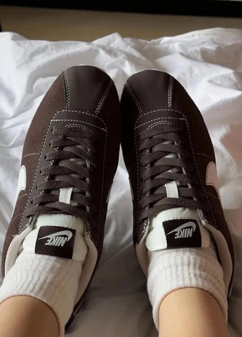 Кросівки No Brand темно-коричневі демісезони (357279063)