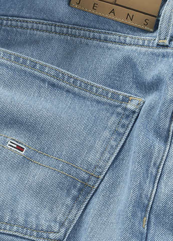 Голубые демисезонные зауженные джинсы Tommy Jeans