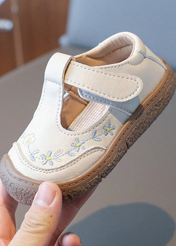 Молочные кэжуал сандалии SHEIN на липучке