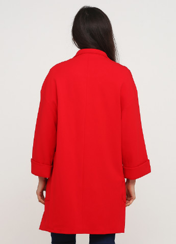Красное демисезонное Пальто однобортное Vero Moda