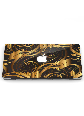 Чохол пластиковий для Apple MacBook Pro Retina 13 A1502/А1425 Золоті вензелі (Golden monograms) (6352-2316) MobiPrint (218987597)