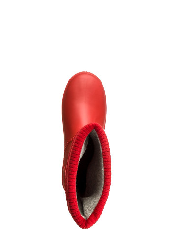 Красные сапоги резиновые женские Casual