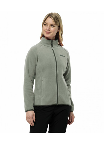 Серо-зеленая демисезонная куртка Jack Wolfskin 1115621_4137
