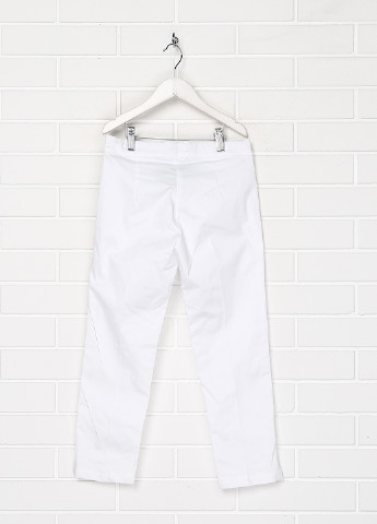 Белые кэжуал демисезонные прямые брюки To Be Too