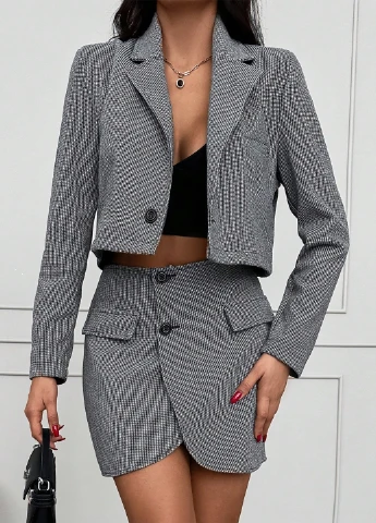 Костюм (жакет, юбка) SHEIN (302439743)