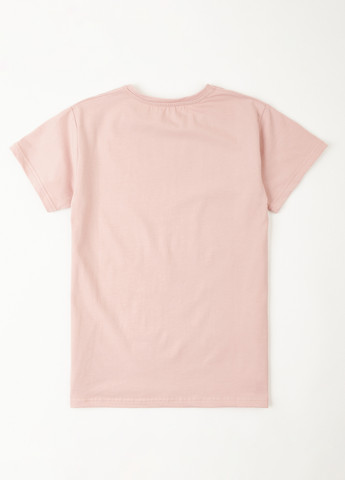 Рожева літня футболка Фламинго
