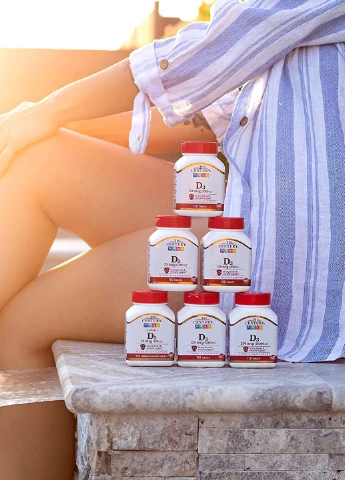 Вітамін Д Vitamin D3 2000 IU 250 sgels 21st Century (254325714)