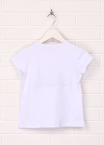 Біла літня футболка з коротким рукавом Cigit