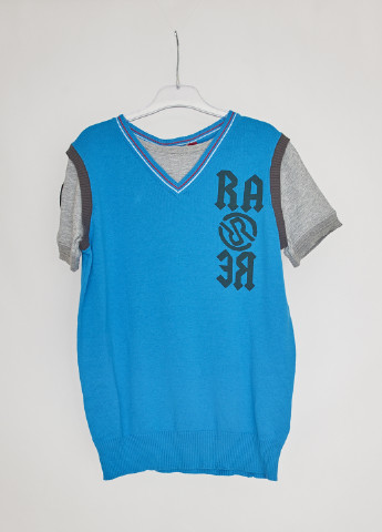 Комбинированная летняя футболка Ra-Re