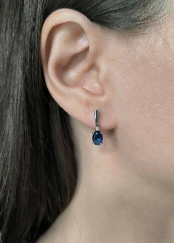 Серьги Silver Flame (354214483)
