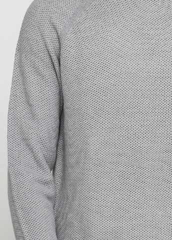 Свитшот H&M - Прямой крой меланж серый кэжуал - (147946050)
