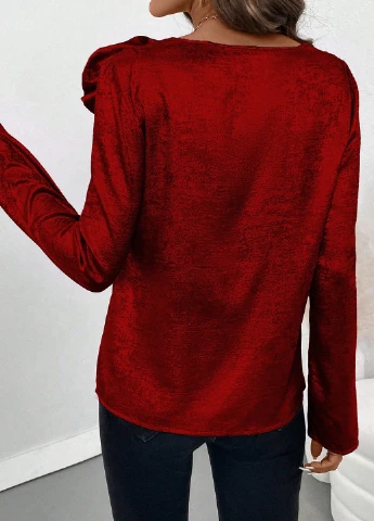 Красная блуза SHEIN