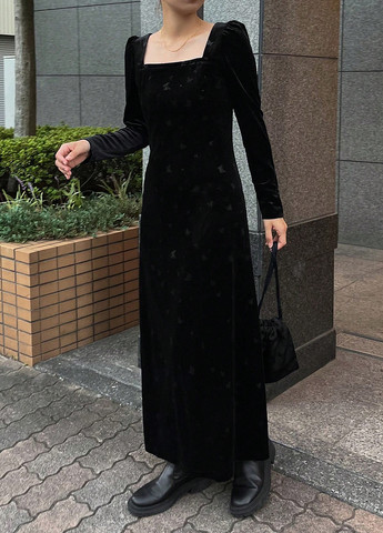 Чорна кежуал сукня SHEIN метелики