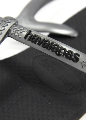 Серые пляжные сандалии для девочек Havaianas с ремешком