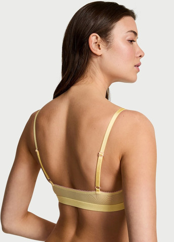 Желтый демисезонный комплект (бюстгальтер, трусики) Victoria's Secret