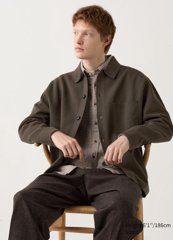 Коричневый демисезонный кардиган Uniqlo