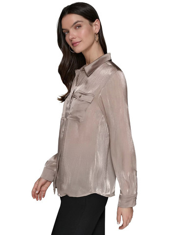 Коричнева блузка Karl Lagerfeld