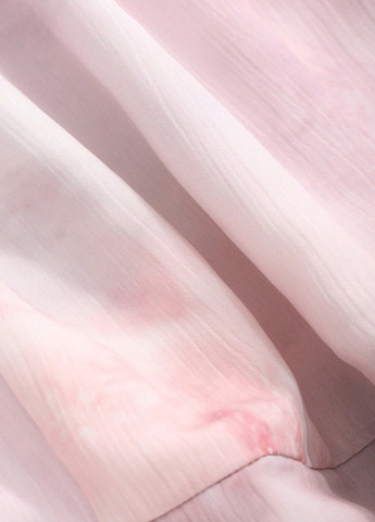 Светло-розовое кэжуал платье клеш SHEIN с цветочным принтом