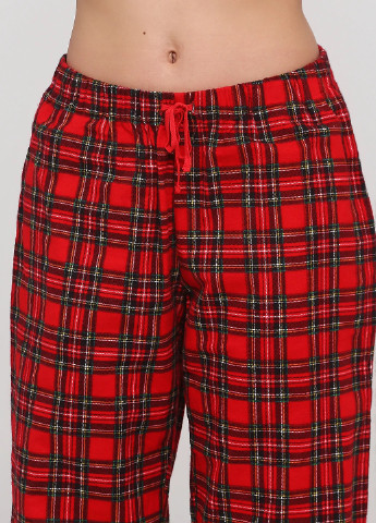 Красная всесезон пижама (лонгслив, брюки) лонгслив + брюки Signature Collection