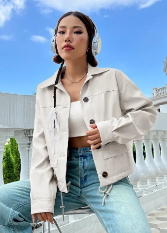 Куртка-сорочка SHEIN (325827569)