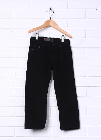 Черные демисезонные со средней талией джинсы Levi's