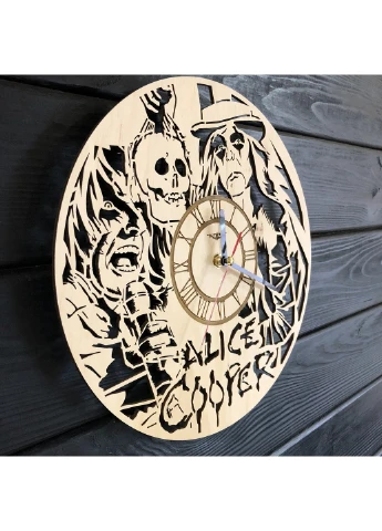 Концептуальний настінний годинник в інтер`єр «Alice Cooper» 7Arts (253566147)
