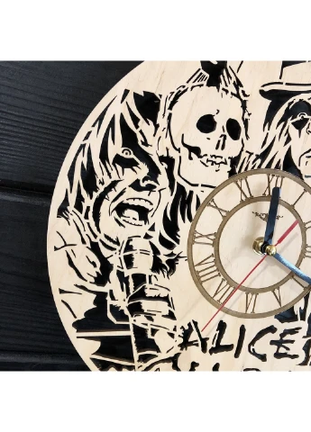 Концептуальний настінний годинник в інтер`єр «Alice Cooper» 7Arts (253566147)
