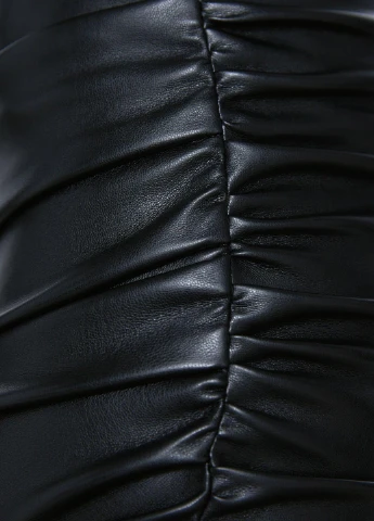 Черная кэжуал однотонная юбка Zara